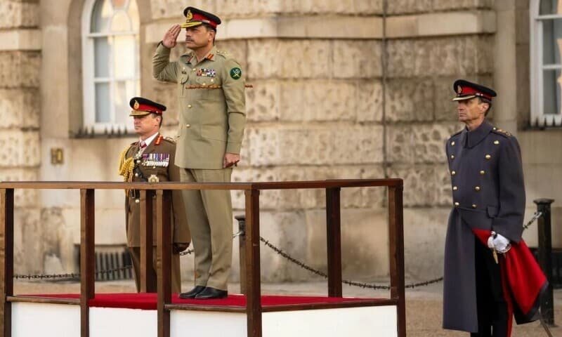 Army Chief Gen Asim Munir Receives Guard of Honour During Official UK Visit