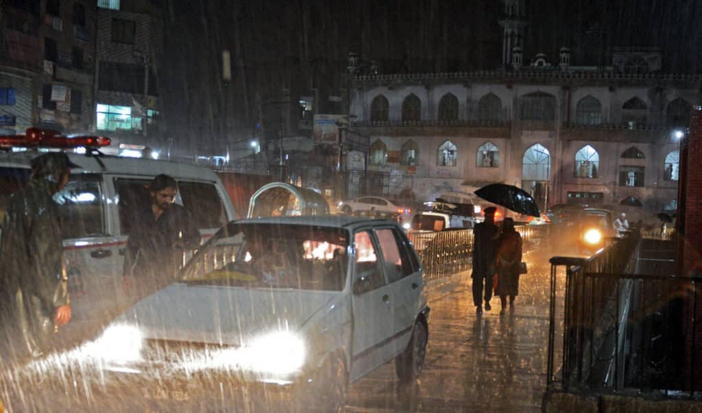 Rain triggers power outage in Peshawar