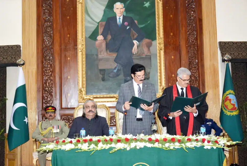 Justice S. M. Attique Shah takes oath as acting CJ PHC