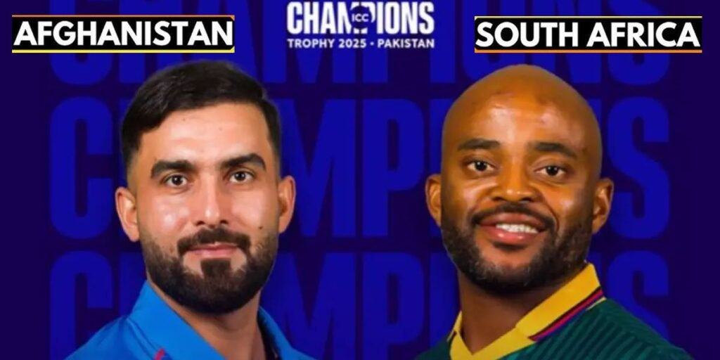 Champions Trophy 2025: AFG vs SA – Who has the edge?