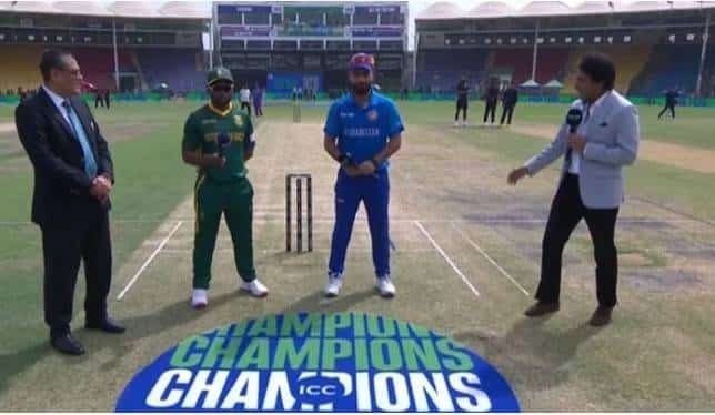 Champions Trophy: South Africa bat first against Afghanistan