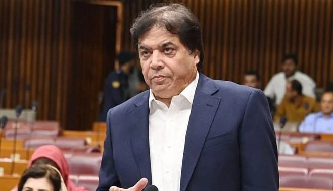 Foreign Powers Backing PTI Against Pakistan’s Interests, Claims Hanif Abbasi