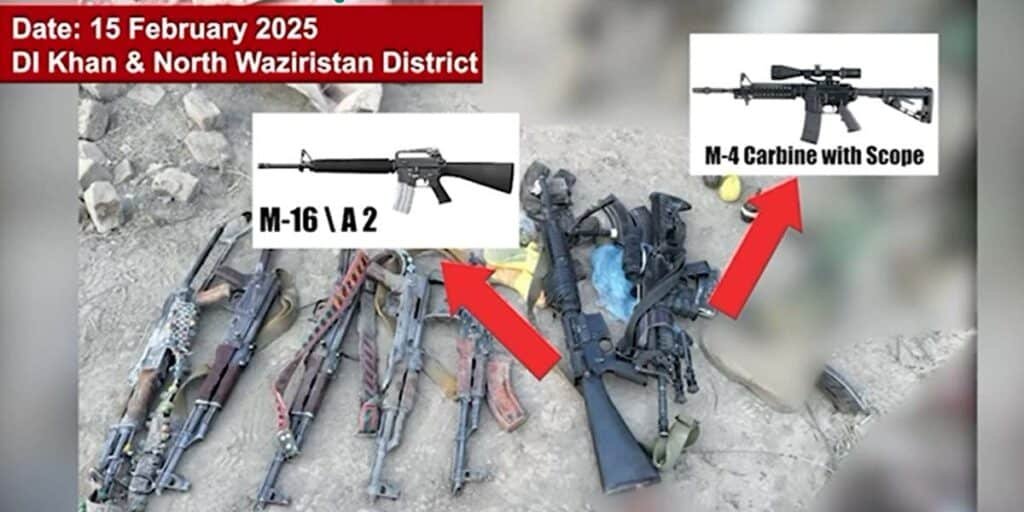 US weapons left behind in Afghanistan used in terror attacks in Pakistan