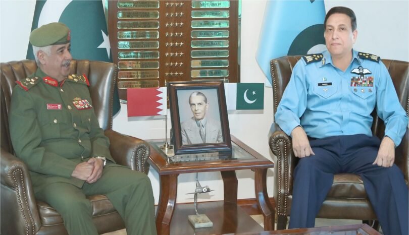 PAF Chief Highlights Modernization Efforts to Bahraini Commander