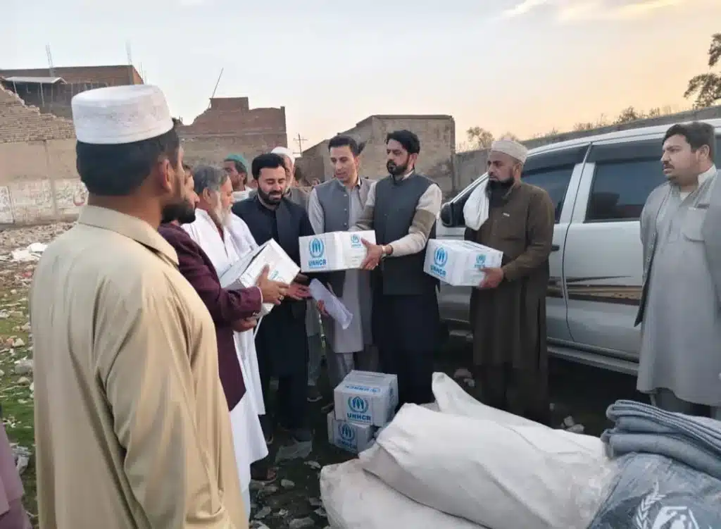 Relief items distributed among Bannu attack victims' heirs