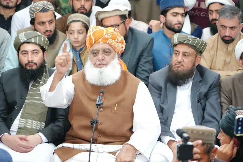 Taking up weapons against Islam, not Jehad but terrorism. Maulana Fazal Rahman.