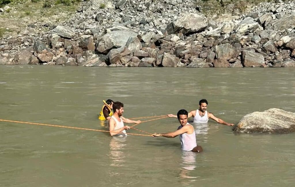 Two minor sisters drown in river Indus in Besham