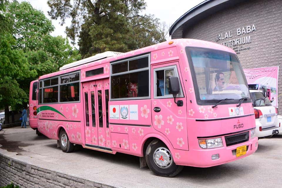 Female students in remote areas of KP to get free transport