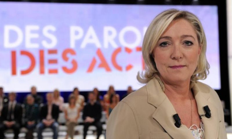 French court imposes five-year political ban on Le Pen