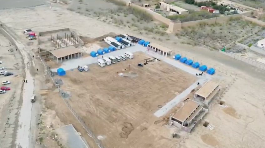 Holding camp set up in Khyber to assist Afghan refugees being repatriated