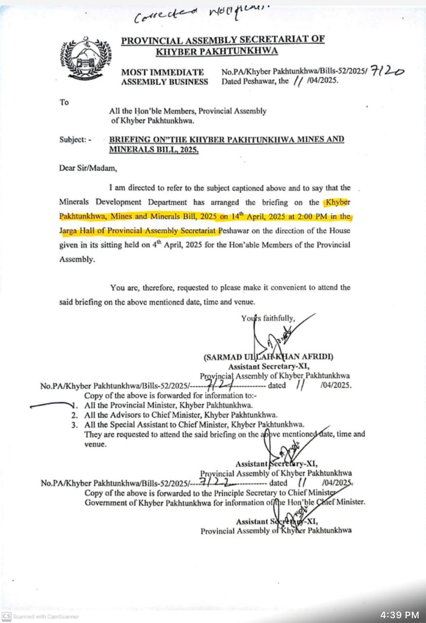 Minerals amendment bill