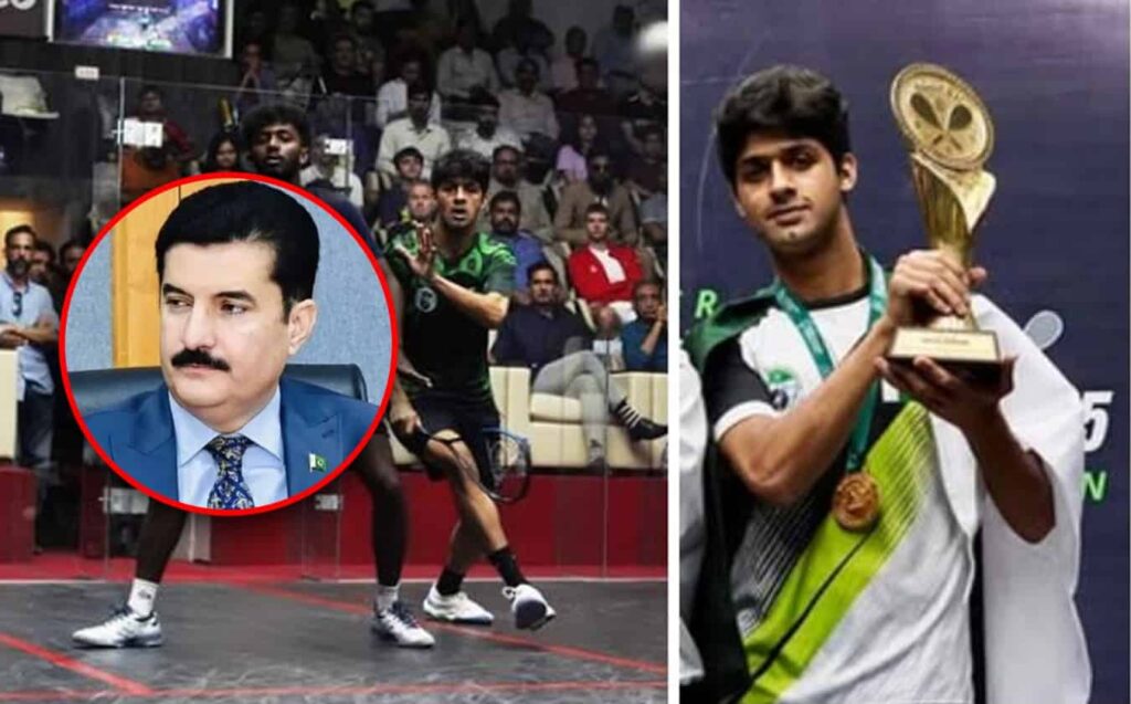 Zaman makes history: KP governor applauds Squash star's U-23 World championship victory