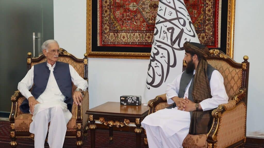 Khattak, Afghan Envoy Discuss Strengthening Bilateral Ties