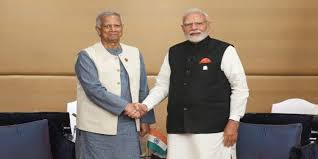 PM Modi and Bangladesh’s Yunus Hold First Talks Post-Hasina Era