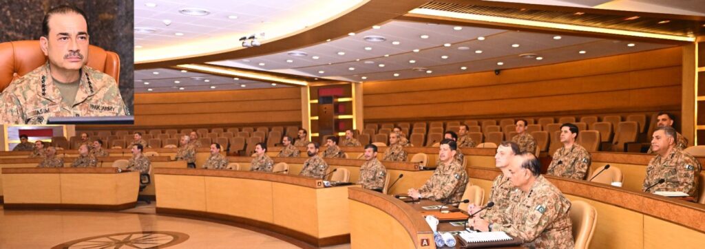 Pakistan's military leadership asserts tough stance on India-backed terrorism at 270th CCC