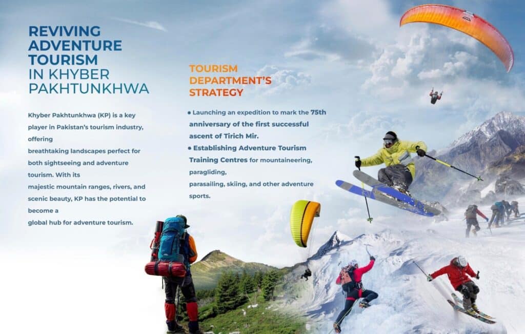 KP govt announces plan to promote adventure tourism in province