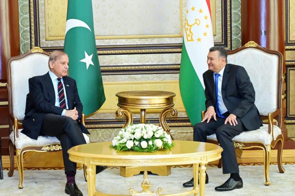 PM Shehbaz arrives in Dushanbe to attend summit on glacier preservation, meet regional leaders