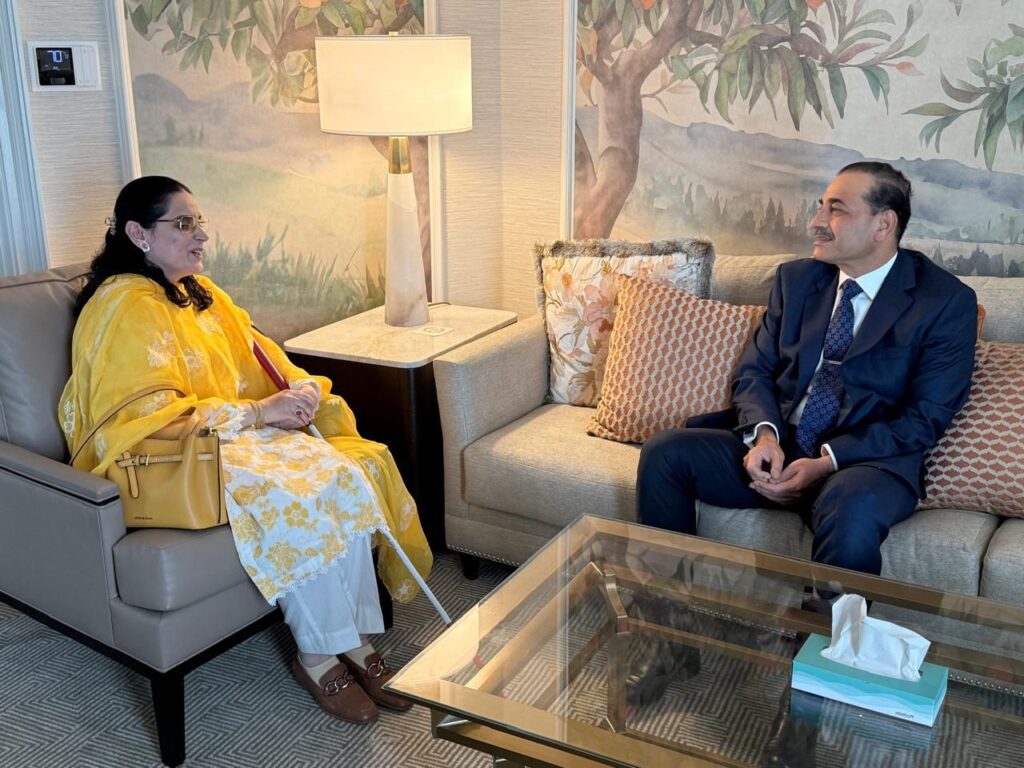 COAS Field Marshal Asim Munir meets UN diplomat Saima Saleem, lauds her inspirational service