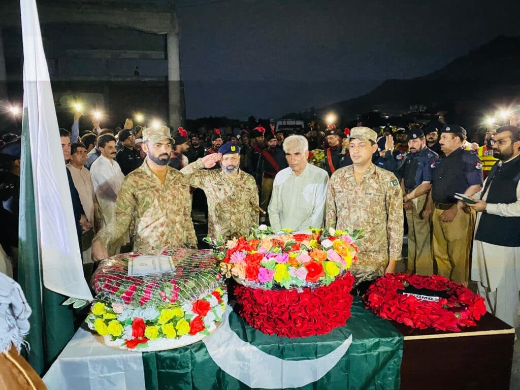 Matyred Assistant Commissiner laid to rest in Swat