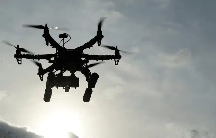 Quadcopter attack