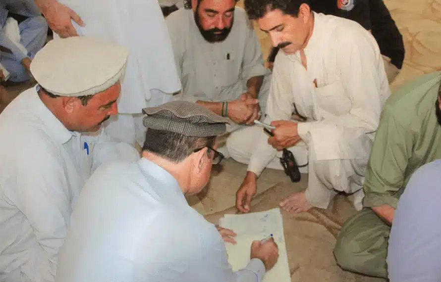 Kurram tribal leaders signed one year peace agreement