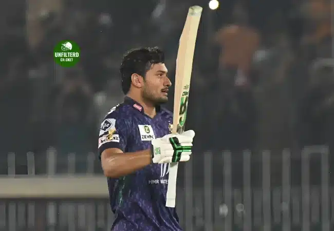 Hassan Nawaz Shines on Debut With Match-Winning 63 Against West-Indes