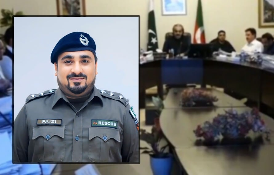 KP CM applauds rescue 1122 spokesperson Bilal Faizi