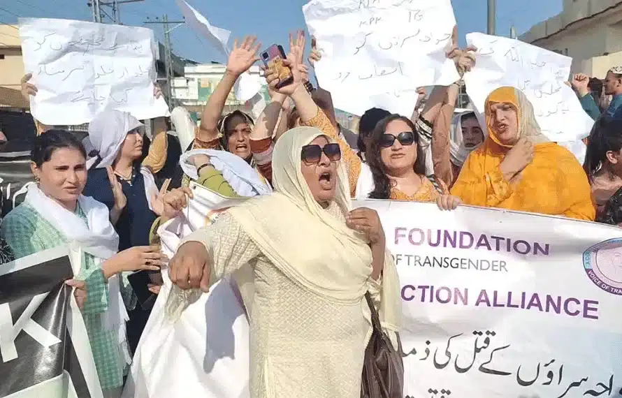 Trans community protests surge in crimes against them in Mardan