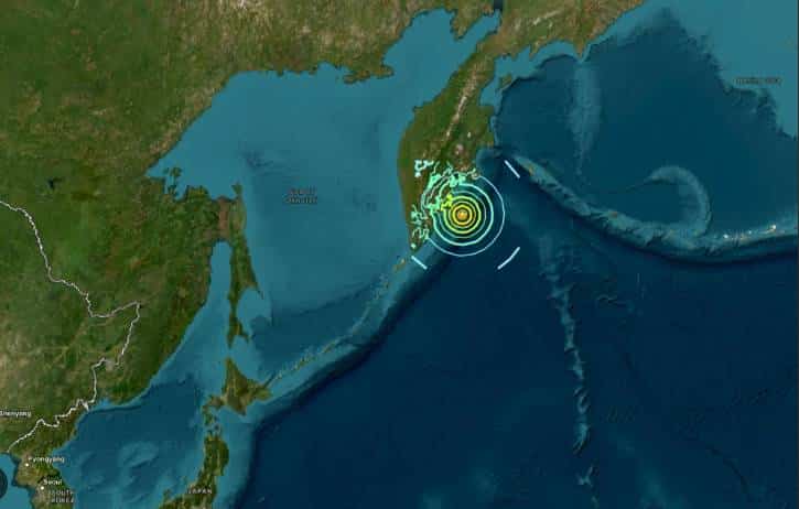 7.4-strong quake hits off Kamchatka coast; Tsunami warning briefly issued